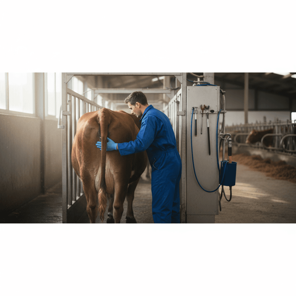 Le guide pratique de la palpation rectale chez les bovins