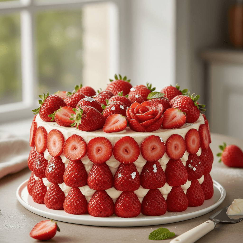 Décorer un gâteau avec des fraises : techniques et astuces