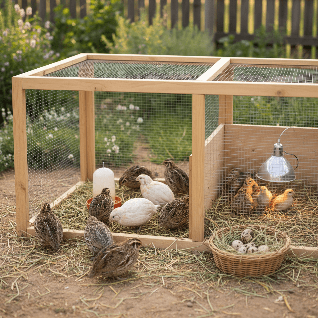 Guide complet pour l'élevage de cailles à la maison