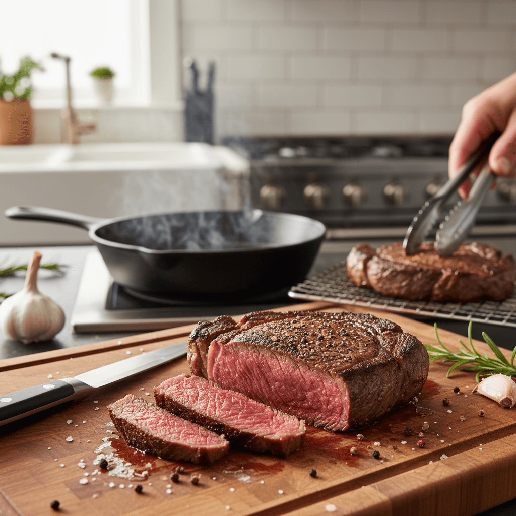 L'art de cuire un steak saignant à la perfection