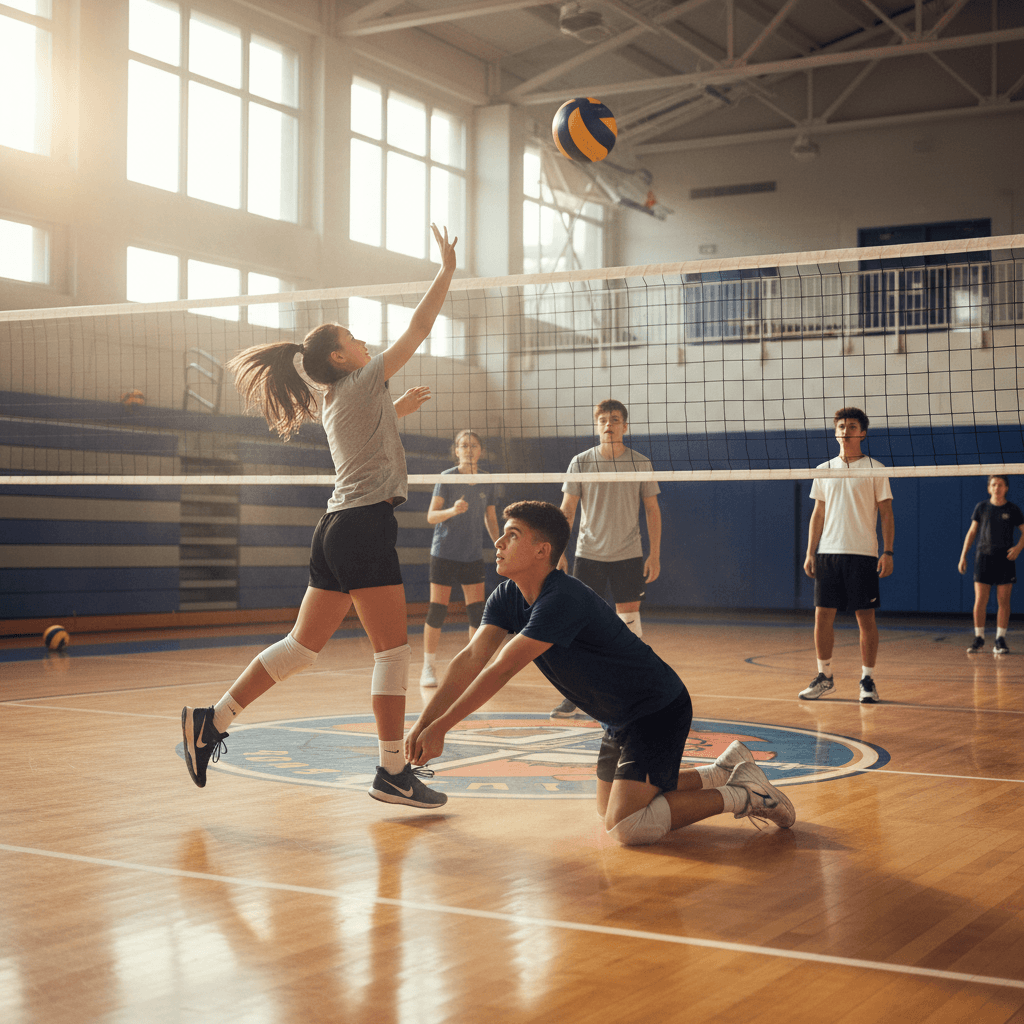 Comment intégrer l'équipe de volley-ball de votre école