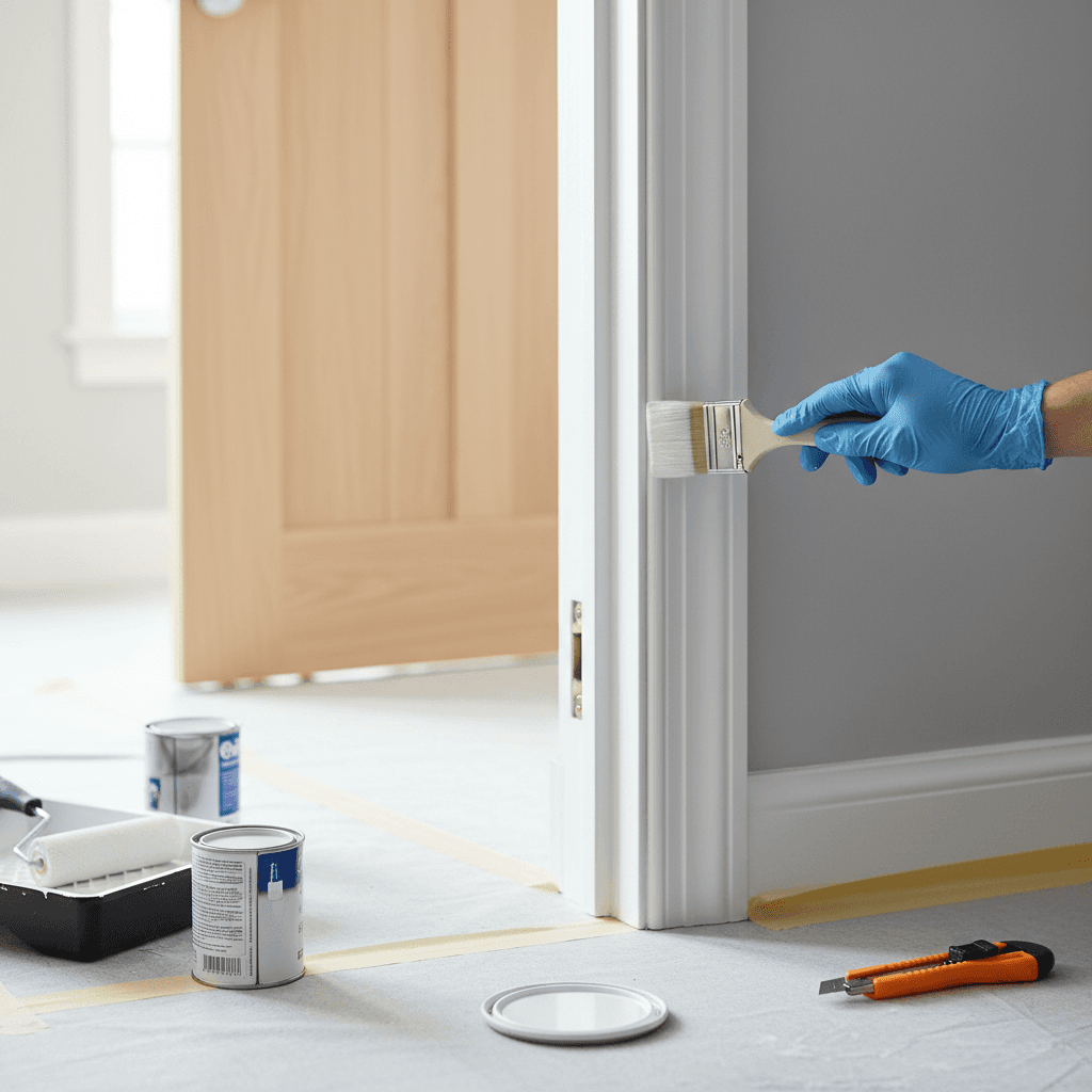Comment peindre un encadrement de porte comme un professionnel
