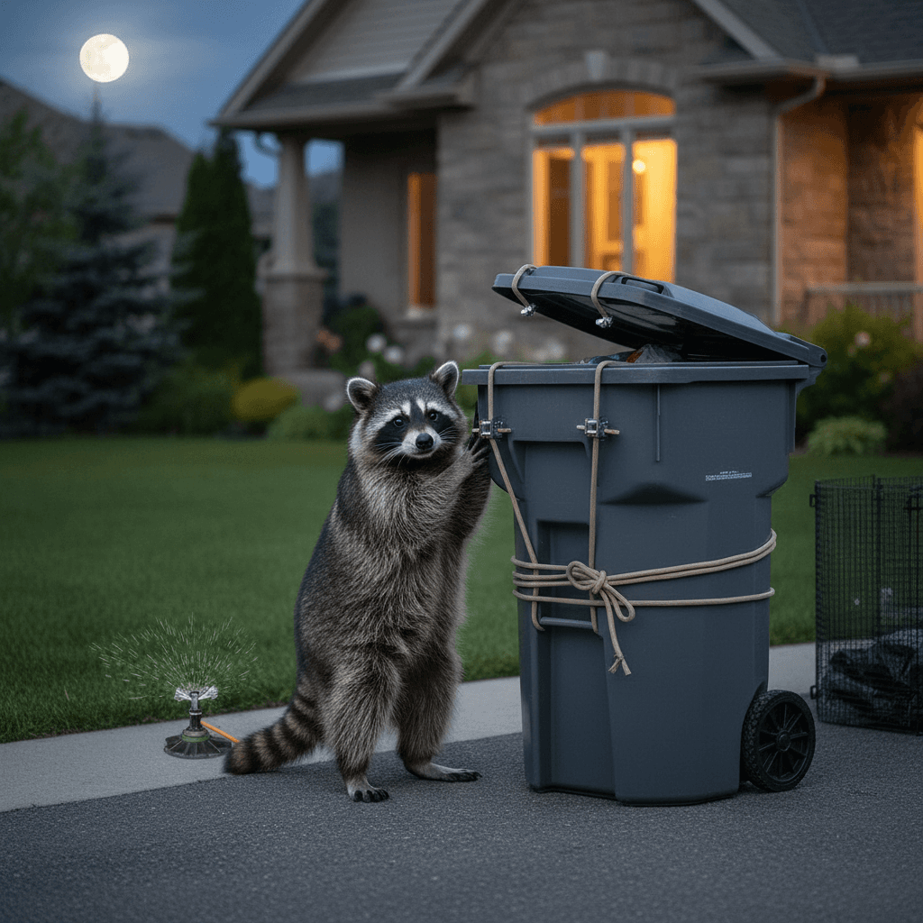 Protéger vos poubelles des ratons laveurs : guide complet