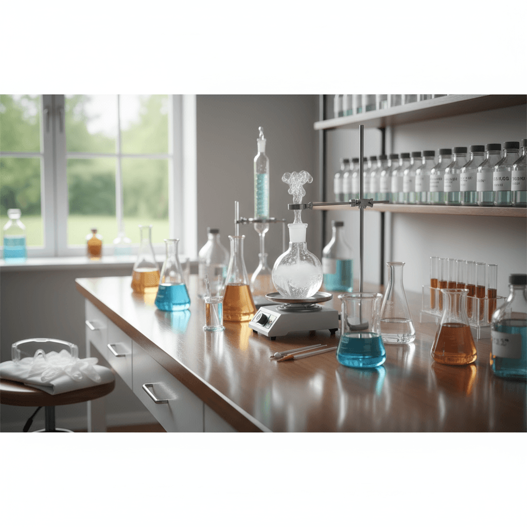 Construire son propre laboratoire de chimie : guide du débutant