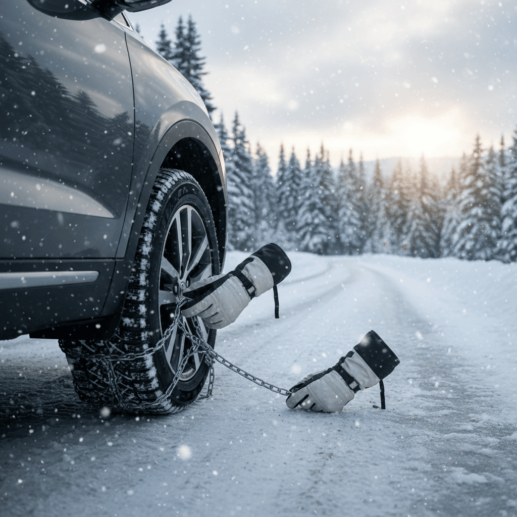 Comment monter des chaînes à neige : guide pratique pour une conduite hivernale en toute sécurité