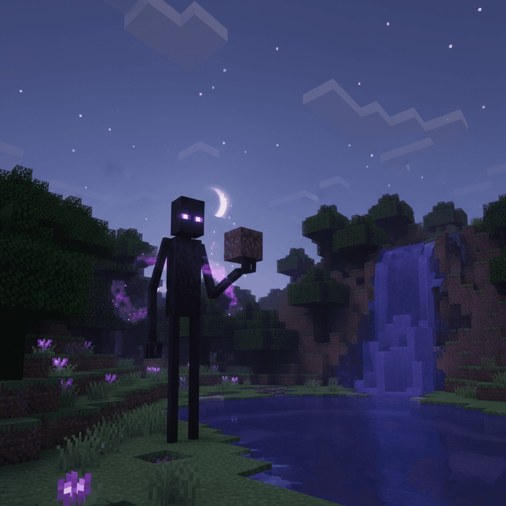 Comment éviter une attaque d'Enderman dans Minecraft