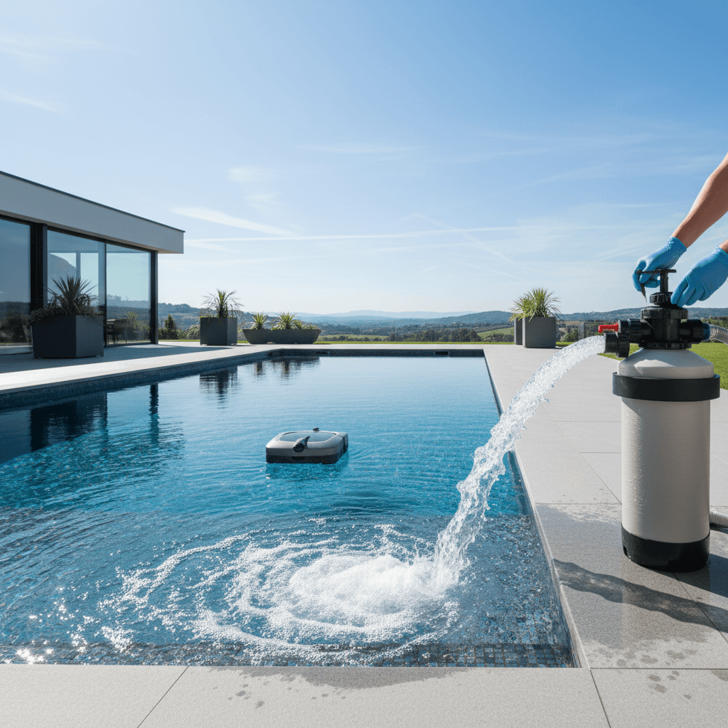 Guide complet pour aspirer votre piscine et nettoyer le filtre