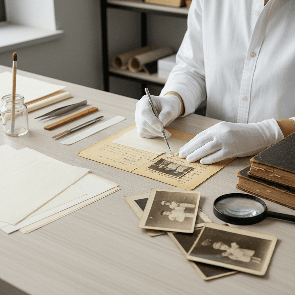 Guide pratique pour la restauration de papier endommagé