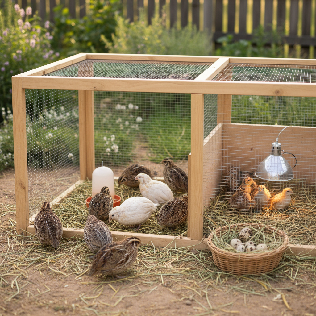 Guide complet pour l'élevage de cailles à la maison