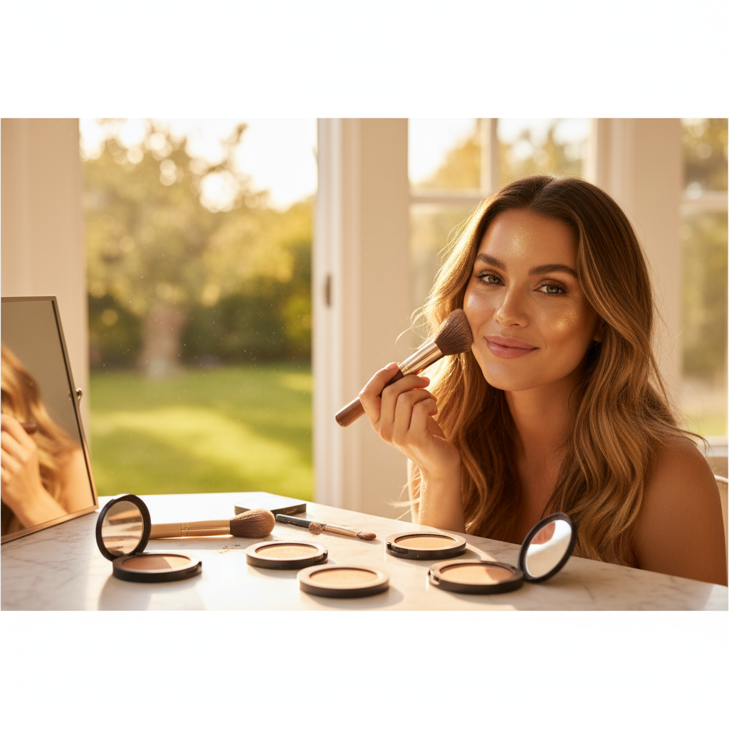 L'art d'appliquer le bronzer : guide pour un teint hâlé naturel