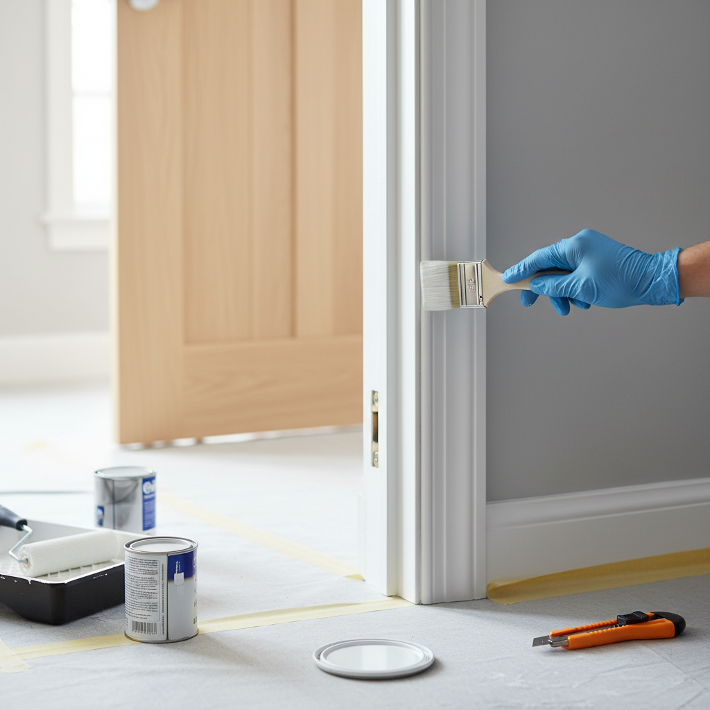 Comment peindre un encadrement de porte comme un professionnel