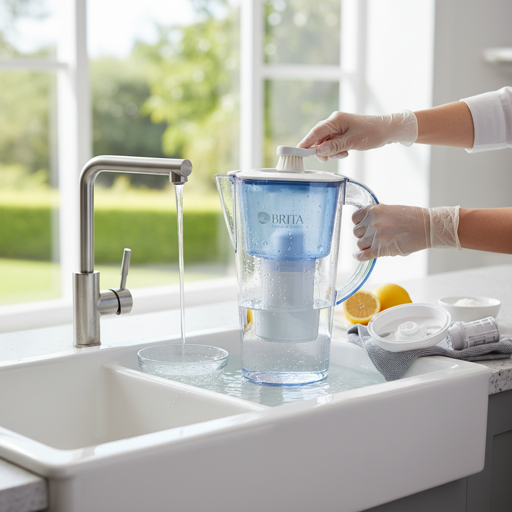 Comment nettoyer votre carafe filtrante Brita : guide complet