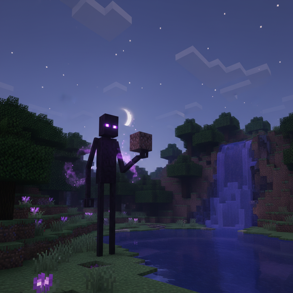Comment éviter une attaque d'Enderman dans Minecraft